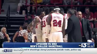 WKU Men's Basketball beats Lipscomb 66-61