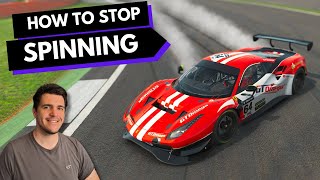 How to Stop Spins in Sim Racing