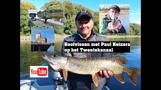 Roofvissen op het Twentekanaal met Paul Keizers.