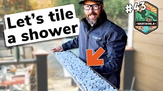 Tile A Shower | Building the Nantahala Retreat #43