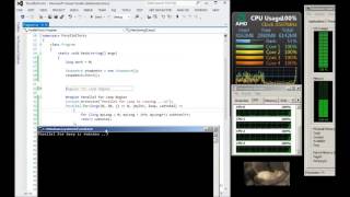 C# Parallel.For Loop vs Sequential For Loop