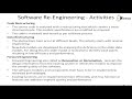 Re-Engineering and Maintenance Process - Software Testing and Maintenance - Software Engineering
