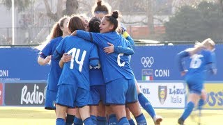 U19F Italia-Repubblica d'Irlanda 3-1: il riassunto del match