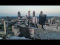 atlanta ga usa 4k 2024 skyline drone tour compilation 90 minute screensaver with music