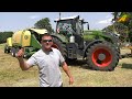 Heuwetter Heuernte 2022 Ballen pressen Tractor Fendt 942 Presse Krone BIG Pack 1290 - Landwirtschaft