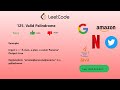 Valid Palindrome | Leetcode Solution Explained | JAVA