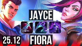 JAYCE vs FIORA (TOP) | EUW Master | 25.12
