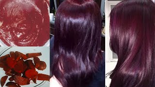 Nisha mehndi बालों में लगाने का सही तरीका | Burgundy Hair Color At Home | Nisha Mehndi for hair