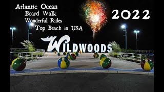 Wildwood Beach Trip | New Jersey |  USA | Board Walk| 2022 | Beach Vibes | Wonderful, Exciting Rides