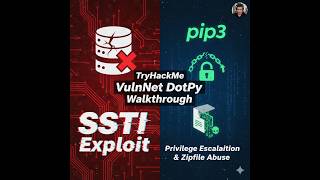 TryHackMe Free Room | VulnNet DotPy Walkthrough | SSTI Exploit, pip3 Privilege Escalation