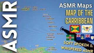 Map of the Carribbean (Part 2) [ASMR Maps]