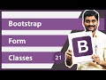 Bootstrap Form Classes - Bootstrap Tutorial 21