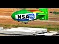 NSA & Illegal Spying - Greenpeace Flies Airship Over NSA Data Center