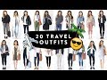 20 TRAVEL OUTFIT IDEAS | Casual Travel Fashion Lookbook | Spring Summer Airport | Miss Louie