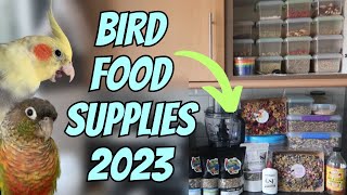 What's in my Bird Food Cupboard 2023 | BirdNerdSophie