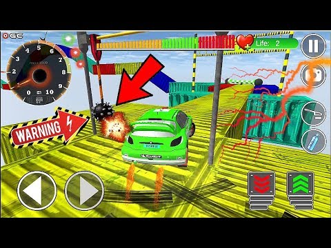 Impossible Mega Ramp Sports Car Stunt Drive Games LV1 7 - Android ...