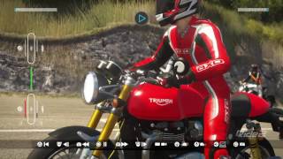 PS4 Ride2 出来損ないトライアンフThruxtonRのレース