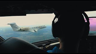 Gulfstream G500 Formation Flight