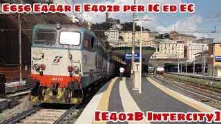 E656, E444r ed E402b per Intercity ed EuroCity Thello