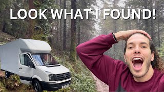 Van Camping in these WOODS SURPRISED ME 🌲🪚🫨 | VAN LIFE in ENGLAND 🏴󠁧󠁢󠁥󠁮󠁧󠁿