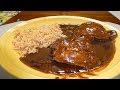 Pollo en Mole (Chicken in Dona Maria Mole Sauce)