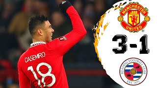 Manchester United vs Reading 3-1 All Goals & Highlights 2023
