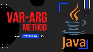 var Arg Method Java | Object Oriented Programming in Java #java