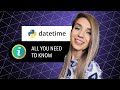 Ultimate Guide to Datetime! Python date and time objects for beginners