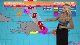 Tropics update: Hurricane Fiona could strengthen to Category 2 storm