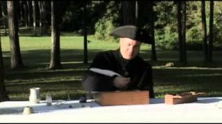Writing with a quill pen