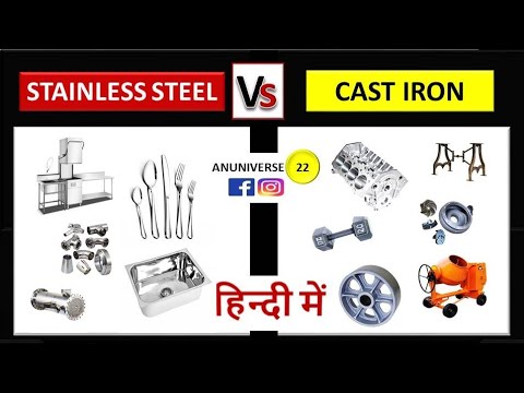 Stainless Steel Vs Cast Iron - YouTube