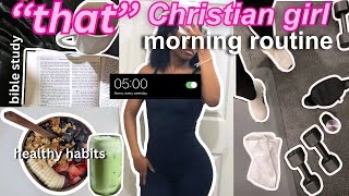 5AM ''THAT'' CHRISTIAN GIRL MORNING ROUTINE: Healthy Christian Habits for a Productive Day 🤍🌱