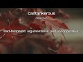 cantankerous meaning definition of cantankerous