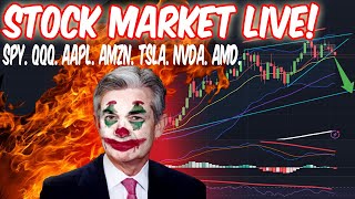 LET THE SHAKE OUT BEGIN! Stock Market Live!