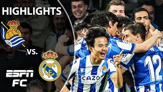 Real Sociedad vs. Real Madrid | LaLiga Highlights | ESPN FC