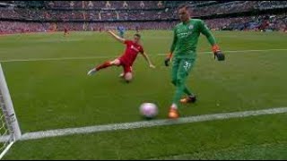 Ederson Crazy Goal Line vs Liverpool