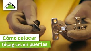 Cómo instalar bisagras de puerta ¡Guía paso a paso! | LEROY MERLIN