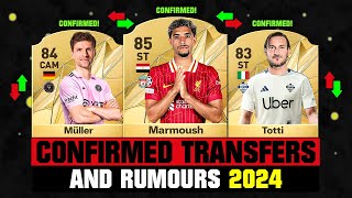 FIFA 25 | NEW CONFIRMED TRANSFERS & RUMOURS! 🤪🔥 ft. Marmoush, Müller, Totti... etc