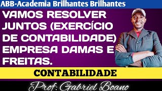 DIÁRIO E FICHA DE ARMAZÉM CRITÉRIO LIFO/UEPS (EXERCÍCIO DE CONTABILIDADE) EMPRESA DAMAS E FREITAS.