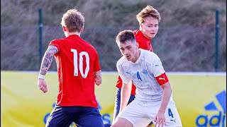 Isak Hansen-Aaroen | Score the first Goal for Norway U18 ⭐️