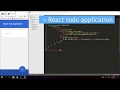 React Tutorial - Create a Simple Todo Application in 20 minutes.