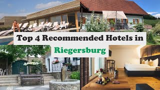 Top 4 Recommended Hotels In Riegersburg | Best Hotels In Riegersburg