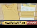 How to Sew a Face Mask From a T-Shirt - Beginner Friendly - Hand Sew - Pattern - #masksNOW