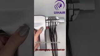 How to use 6D traceless hair extension gun? 6D Hair Installation| 6D hair extension tool  #hairstyle