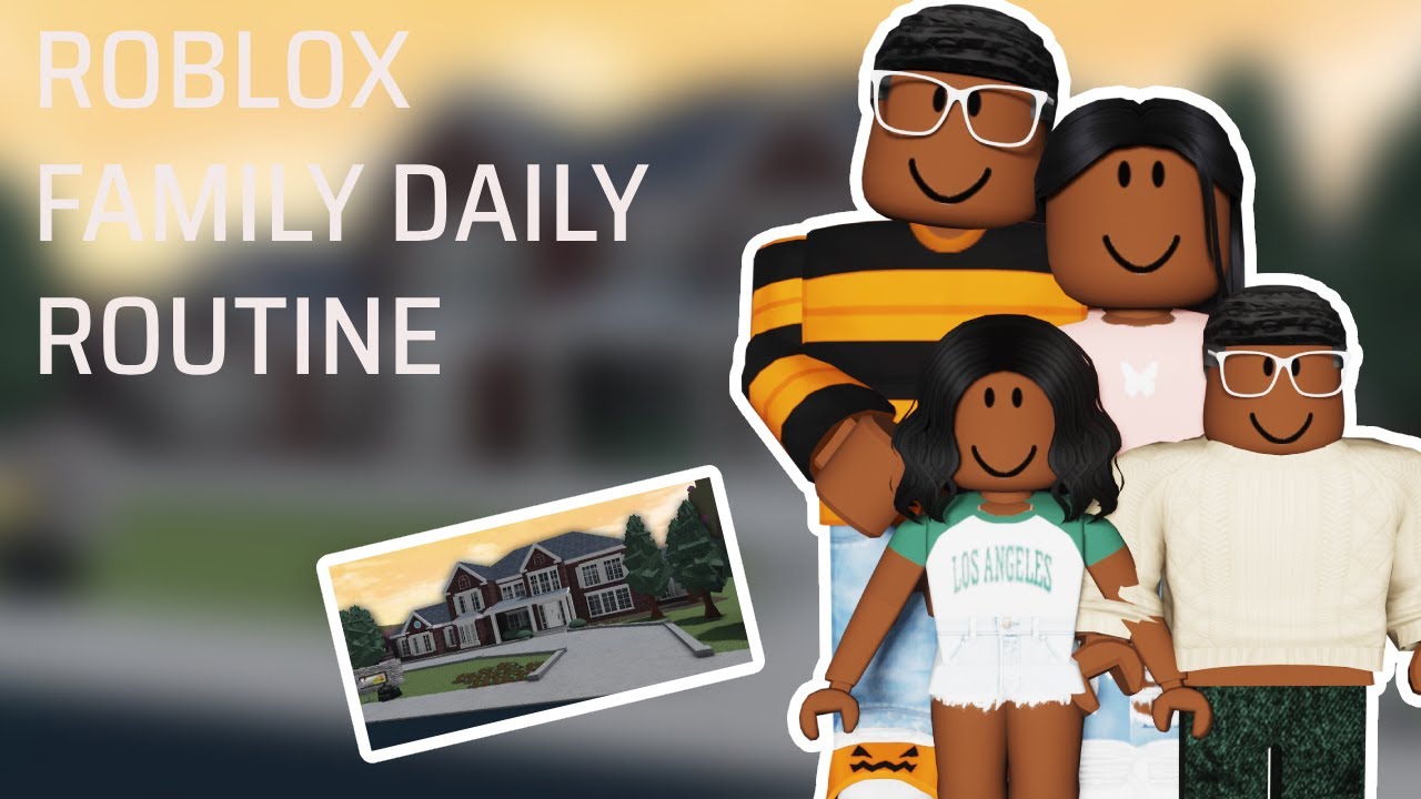 MY ROBLOX DAILY ROUTINE WITH MY ROLEPLAY FAMILY (Roblox Gameplay) - YouTube