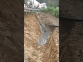 Retaining Wall Bedding Concrete Pouring Technique !