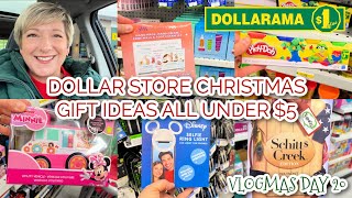 DOLLAR STORE CHRISTMAS GIFT DEAS *UNDER $5* | COME SHOP WITH ME AT DOLLARAMA 2023🎄