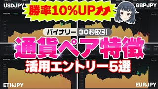 【勝率10％UP】プロもやってる！通貨ペアの特徴を活用したエントリー｜5選【バイナリーオプション】【ハイロー】