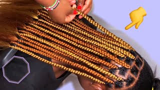 The Perfect Protective Braids Hairstyle; How To Braid For *New Beginner*