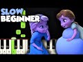 Do You Want To Build A Snowman - Frozen | SLOW BEGINNER PIANO TUTORIAL + SHEET MUSIC by Betacustic